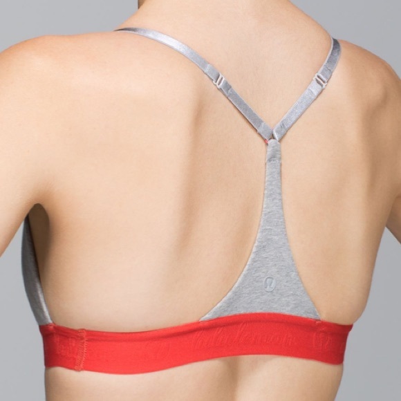 *donated* 🍋 Lululemon | Live Natural Bra II in Heathered Light Grey - Picture 5 of 9
